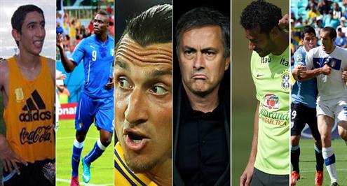 ملخص ما قاله عالم كرة القدم في 2014:  قبلة .. ندم .. كذب .. فشل .. شارب .. سحر